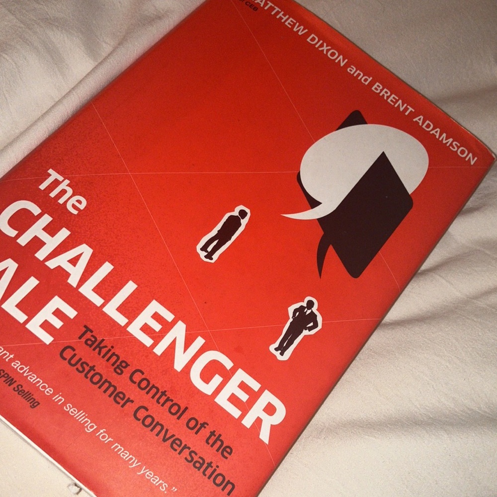 The challenger sale hard cover book